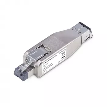 StarTech.com Dongle conversor de mídia Gigabit de fibra ótica para Ethernet RJ45, ótico monomodo 10 km/multimodo 800 m, alimentado por PoE, design compacto, caixa de metal, Micro Mini, TAA