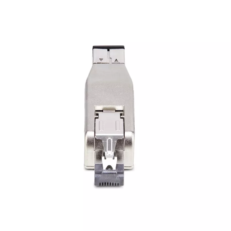 StarTech.com Dongle conversor de mídia Gigabit de fibra ótica para Ethernet RJ45, ótico monomodo 10 km/multimodo 800 m, alimentado por PoE, design compacto, caixa de metal, Micro Mini, TAA