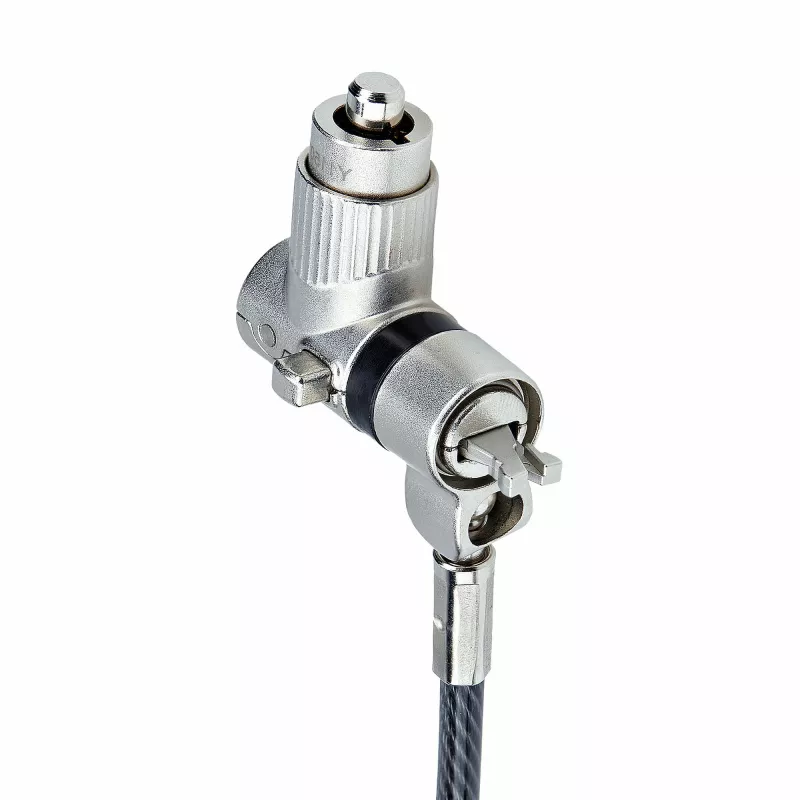 StarTech.com Pack de 25 cabos de segurança universais para portátil 6.6ft (2m), cabo de bloqueio com chave mestra, segurança informática, compatível com Noble Wedge®/Nano/K-Slot; cabo antifurto resistente a cortes