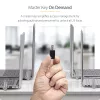 StarTech.com Pack de 25 cabos de segurança universais para portátil 6.6ft (2m), cabo de bloqueio com chave mestra, segurança informática, compatível com Noble Wedge®/Nano/K-Slot; cabo antifurto resistente a cortes