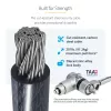 StarTech.com Pack de 25 cabos de segurança universais para portátil 6.6ft (2m), cabo de bloqueio com chave mestra, segurança informática, compatível com Noble Wedge®/Nano/K-Slot; cabo antifurto resistente a cortes