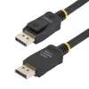 StarTech.com Cabo DisplayPort certificado VESA de 2m (6.6ft) – pack de 10 – cabo DisplayPort 1.2 com bloqueio, 4K 60Hz UHD, cabo DP para DP para monitor, fichas DP com bloqueio