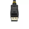 StarTech.com Cabo DisplayPort certificado VESA de 2m (6.6ft) – pack de 10 – cabo DisplayPort 1.2 com bloqueio, 4K 60Hz UHD, cabo DP para DP para monitor, fichas DP com bloqueio