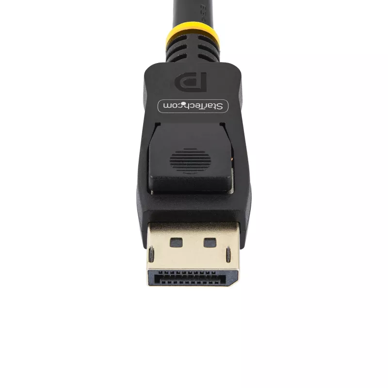 StarTech.com Cabo DisplayPort certificado VESA de 2m (6.6ft) – pack de 10 – cabo DisplayPort 1.2 com bloqueio, 4K 60Hz UHD, cabo DP para DP para monitor, fichas DP com bloqueio