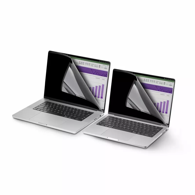 StarTech.com Película de privacidade flip-up 13,3 polegadas 16:10 com toque, filtro de luz azul antirreflexo, proteção de ecrã para portátil, ângulo de visão +/- 30°