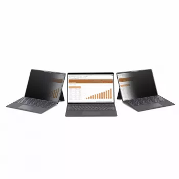StarTech.com Filtro de privacidade 4 vias 12.4 polegadas Surface Laptop Go 1/2/3, vertical/horizontal, compatível com toque, ângulo de visão +/- 30°, redução de luz azul, superfície mate