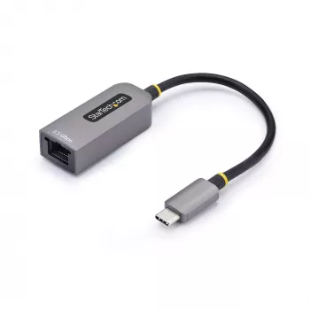 StarTech.com Adaptador USB-C para Ethernet 2,5GbE, NIC NBASE-T, USB 3.0 Type-C 2,5/1G rede multi-velocidade, compatível com Thunderbolt, Windows e Mac