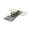 StarTech.com Placa adaptadora de rede Gigabit PCIe de 1 porta, NIC low-profile, placa LAN PCI Express 10/100/1000Mbps, Realtek RTL8111H, Windows e Linux, conforme TAA