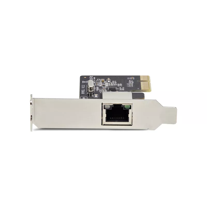 StarTech.com Placa adaptadora de rede Gigabit PCIe de 1 porta, NIC low-profile, placa LAN PCI Express 10/100/1000Mbps, Realtek RTL8111H, Windows e Linux, conforme TAA