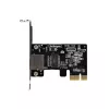 StarTech.com Placa adaptadora de rede Gigabit PCIe de 1 porta, NIC low-profile, placa LAN PCI Express 10/100/1000Mbps, Realtek RTL8111H, Windows e Linux, conforme TAA