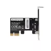 StarTech.com Placa adaptadora de rede Gigabit PCIe de 1 porta, NIC low-profile, placa LAN PCI Express 10/100/1000Mbps, Realtek RTL8111H, Windows e Linux, conforme TAA