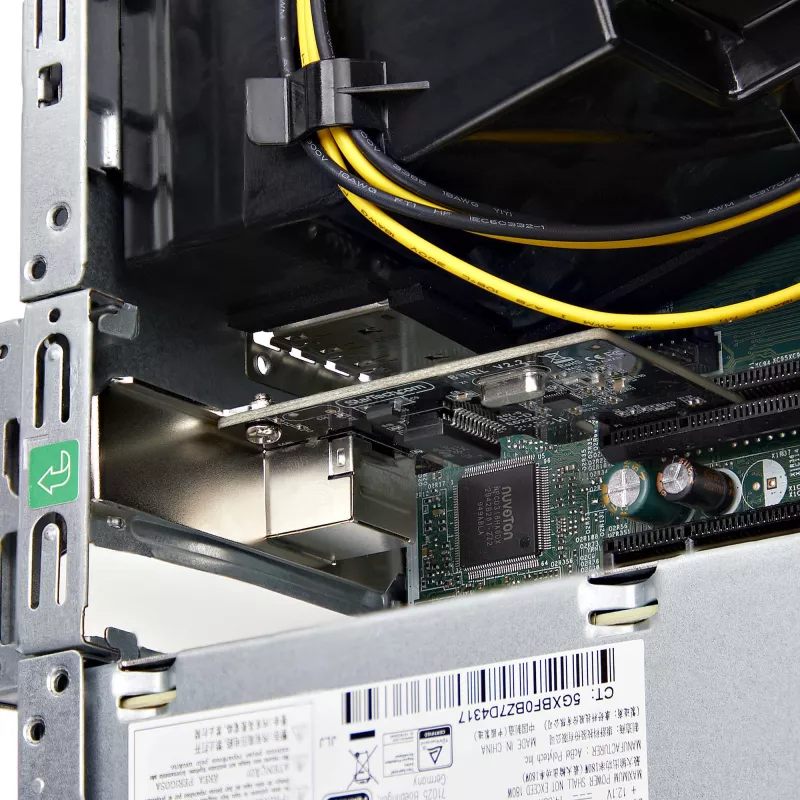 StarTech.com Placa adaptadora de rede Gigabit PCIe de 1 porta, NIC low-profile, placa LAN PCI Express 10/100/1000Mbps, Realtek RTL8111H, Windows e Linux, conforme TAA