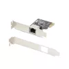 StarTech.com Placa adaptadora de rede Gigabit PCIe de 1 porta, NIC low-profile, placa LAN PCI Express 10/100/1000Mbps, Realtek RTL8111H, Windows e Linux, conforme TAA