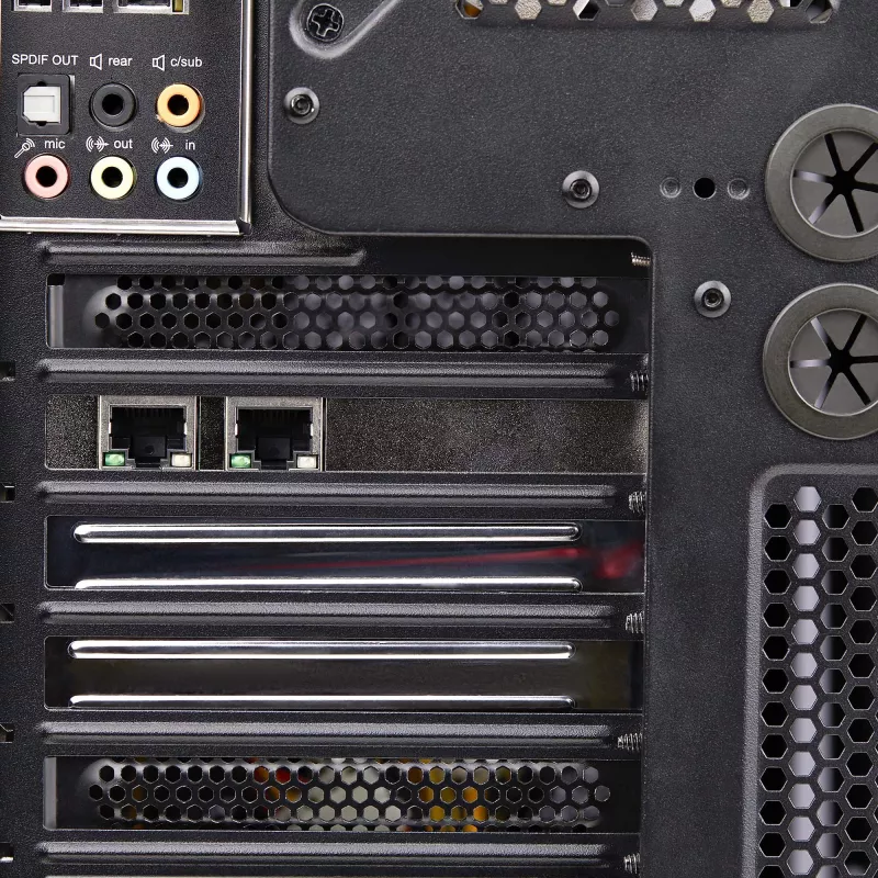 StarTech.com Placa de rede Gigabit PCIe de 2 portas, NIC PCI Express 10/100/1000Mbit/s, dupla Realtek RTL8111H, compatível com Windows e Linux, conforme TAA