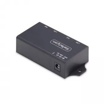 StarTech.com Injetor PoE+ Midspan de 2 portas Gigabit, 10/100/1000 Mbit/s, PoE+ (802.3af/at), 30W, Ethernet 1 Gbit/s, montagem na parede, Power over Ethernet inline não gerido