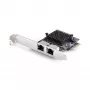 StarTech.com Placa adaptadora de rede Gigabit PCIe 5G de 2 portas, placa LAN PCI Express 5G/2.5G/1G/100M/10M, Realtek RTL8126, Windows e Linux, conforme TAA