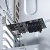 StarTech.com Placa adaptadora de rede Gigabit PCIe 5G de 2 portas, placa LAN PCI Express 5G/2.5G/1G/100M/10M, Realtek RTL8126, Windows e Linux, conforme TAA