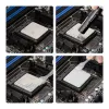 StarTech.com Pasta térmica de silicone de alto desempenho, condutividade 14,5W/m•K, composto para CPUs, GPUs e ICs, melhora a dissipação de calor em computadores