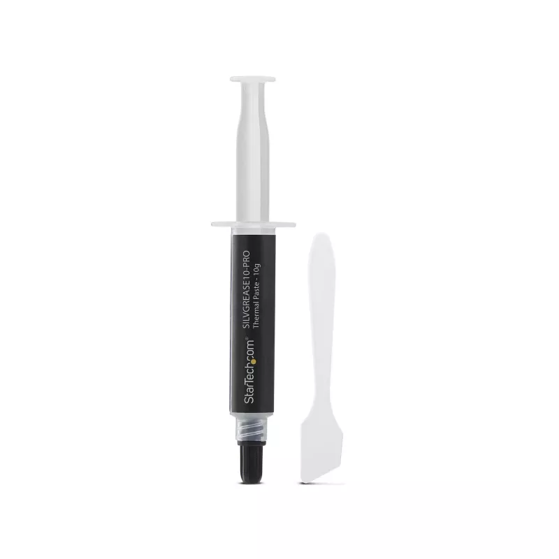 StarTech.com Pasta térmica de silicone de alto desempenho, condutividade 14,5W/m•K, composto para CPUs, GPUs e ICs, melhora a dissipação de calor em computadores