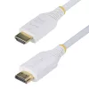 StarTech.com Cabo HDMI High-Speed Premium certificado de 10ft (3m), 4K 60Hz/1440p 144Hz, HDR10/HDCP 2.2/ARC, 18Gbps, cabo HDMI 2.0 UHD para TV/monitor/ecrã, revestimento TPE, branco