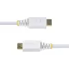 StarTech.com Cabo HDMI High-Speed Premium certificado de 10ft (3m), 4K 60Hz/1440p 144Hz, HDR10/HDCP 2.2/ARC, 18Gbps, cabo HDMI 2.0 UHD para TV/monitor/ecrã, revestimento TPE, branco