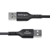 StarTech.com Cabo de carregamento USB-A para USB-C de 2m, carregar e sincronizar, 3A, USB 2.0, revestimento TPE - cabo de carregamento USB preto