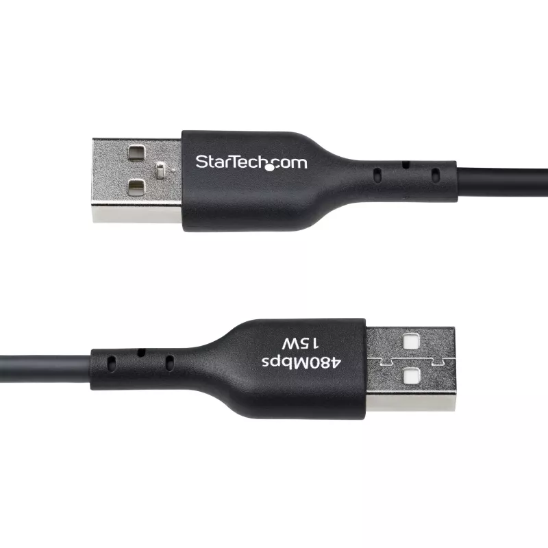 StarTech.com Cabo de carregamento USB-A para USB-C de 2m, carregar e sincronizar, 3A, USB 2.0, revestimento TPE - cabo de carregamento USB preto