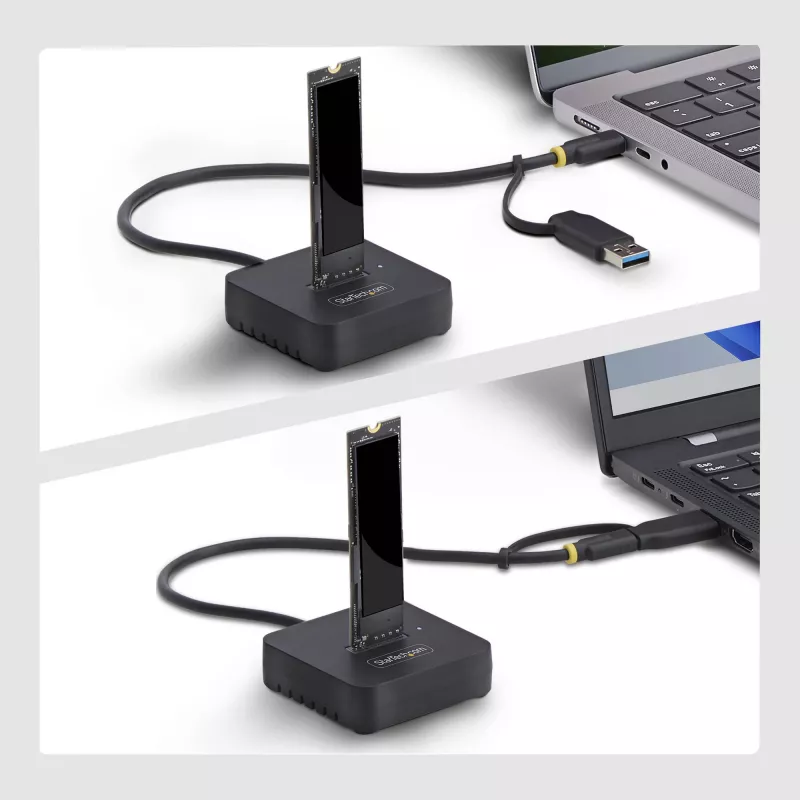 StarTech.com - Adaptador de interface - M.2 2280, M.2 2242, M.2 2230, M.2 2260 (M.2 2280, M.2 2242, M.2 2260, M.2 2230) - placa M.2 NVMe - USB 3.2 (Gen