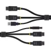 StarTech.com Cabo KVM DisplayPort duplo e USB 5 Gbit/s de 1,8 m, 4K 60 Hz, universalmente compatível, cabo combo DP 1.2/USB 3.0 para switches KVM de monitor duplo