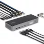 StarTech.com Docking station USB-C para três monitores, estação de carregamento de portátil 140W para MacBook Pro e Windows, 4K 60Hz HDMI ou DisplayPort, TAA