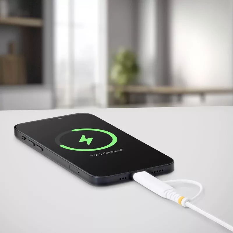 StarTech.com Cabo de carregamento USB-C 2-em-1 robusto de 2m (6ft) com adaptador Lightning, 30W/60W (3A), certificado Apple MFi, cabo de carregamento USB-C entrançado para iPhone/iPad/Android
