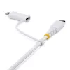 StarTech.com Cabo de carregamento USB-C 2-em-1 robusto de 1m (3ft) com adaptador Lightning, 30W/60W (3A), certificado Apple MFi, cabo de carregamento USB-C entrançado para iPhone/iPad/Android