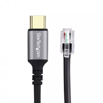 StarTech.com UR9-HEADSET-ADAPTER Adaptador de cabo USB-C RJ-9 preto