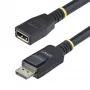StarTech.com Cabo de extensão DisplayPort 1.4 de 3m, cabo port-saver DP 1.4, 8K 60Hz, cabo de extensão DP macho para DP fêmea, cabo de extensão DisplayPort, revestimento TPE, macho/fêmea