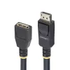 StarTech.com Cabo de extensão DisplayPort 1.4 de 3m, cabo port-saver DP 1.4, 8K 60Hz, cabo de extensão DP macho para DP fêmea, cabo de extensão DisplayPort, revestimento TPE, macho/fêmea