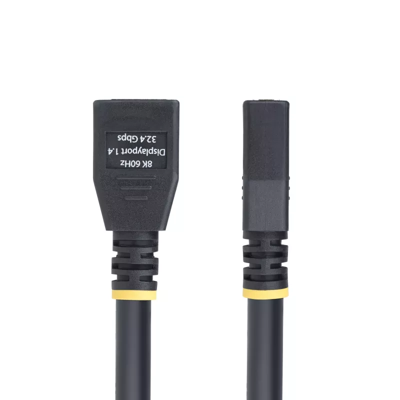 StarTech.com Cabo de extensão DisplayPort 1.4 de 3m, cabo port-saver DP 1.4, 8K 60Hz, cabo de extensão DP macho para DP fêmea, cabo de extensão DisplayPort, revestimento TPE, macho/fêmea