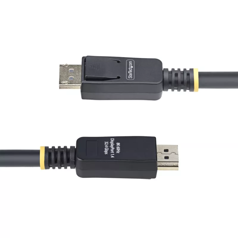 StarTech.com Cabo de extensão DisplayPort 1.4 de 3m, cabo port-saver DP 1.4, 8K 60Hz, cabo de extensão DP macho para DP fêmea, cabo de extensão DisplayPort, revestimento TPE, macho/fêmea