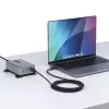 StarTech.com Cabo de carregamento USB-C de 10ft (3m), durável e ultra-flexível, bloqueio lateral com parafuso, 240W (5A) PD EPR, cabo de carregamento de portátil USB 2.0, certificado USB-IF, cabo de carregamento USB-C robusto