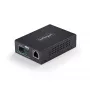 StarTech.com Conversor de mídia de fibra SFP+ 10GbE, Ethernet 10 Gigabit RJ-45 para 10GBASE-X SFP+, monomodo, multimodo, 16K Jumbo Frames, conforme TAA