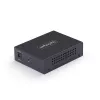 StarTech.com Conversor de mídia de fibra SFP+ 10GbE, Ethernet 10 Gigabit RJ-45 para 10GBASE-X SFP+, monomodo, multimodo, 16K Jumbo Frames, conforme TAA