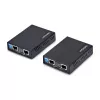 StarTech.com Kit extensor Ethernet VDSL2 sobre par único de fios, alcance até 0,6 milhas (1 km), repetidor LAN sobre linha telefónica/CAT5e/CAT6, até 300 Mbit/s, substituto de 110VDSLEXTEU – TAA