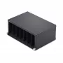 StarTech.com Chassis para conversores de mídia não gerido de 7 slots para a série MCM Media Converter, isolamento total de energia, refrigeração ativa, rackmount 10 polegadas, conforme TAA