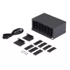 StarTech.com Chassis para conversores de mídia não gerido de 7 slots para a série MCM Media Converter, isolamento total de energia, refrigeração ativa, rackmount 10 polegadas, conforme TAA