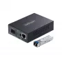 StarTech.com Conversor de mídia Gigabit Ethernet de cobre para fibra, SM LC, 20 km, 10/100/1000 Mbit/s, RJ45 para LC, metal maciço, 9K Jumbo Frames, conforme TAA