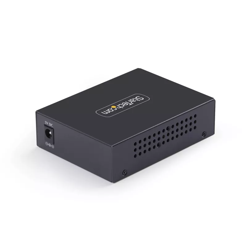 StarTech.com Conversor de mídia de fibra SFP+ Multi-Gigabit 10GbE aberto, 10G/5G/2.5G/1G/100M, cobre para 10GBASE-X SFP+, monomodo, multimodo, 16K Jumbo Frames, TAA