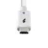 StarTech.com Cabo Thunderbolt 5 de 3ft (1m), 80 Gbit/s/até 120 Gbit/s, 240 W PD, 8K 60 Hz, cabo Thunderbolt certificado, compatível com Thunderbolt 4/USB4/USB-C – branco