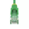 Cabo Ethernet CAT6 fino StarTech.com 5m verde, proteção do encaixe, 100W PoE, UTP, LSZH, fio de cobre puro 28AWG, cabo de rede/patch RJ45 fino com alívio de tensão, testado individualmente