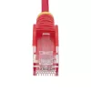 StarTech.com 5 m cabo Ethernet CAT6 fino vermelho, snagless, 100 W PoE, UTP, LSZH, 28AWG fio de cobre puro, cabo de rede patch RJ45 fino com alívio de tensão, testado individualmente