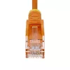 Cabo Ethernet CAT6 fino StarTech.com 5m laranja, ficha RJ45 com proteção do encaixe, 100W PoE, UTP, LSZH, cobre puro maciço 28AWG, cabo de rede/patch RJ45 fino com alívio de tensão, testado individualmente