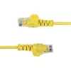 StarTech.com 7m cabo Ethernet CAT6 fino amarelo, com proteção do encaixe, 100W PoE, UTP, LSZH, 28AWG cabo de cobre puro desencapado, cabo de rede patch RJ45 fino com alívio de tensão, testado individualmente